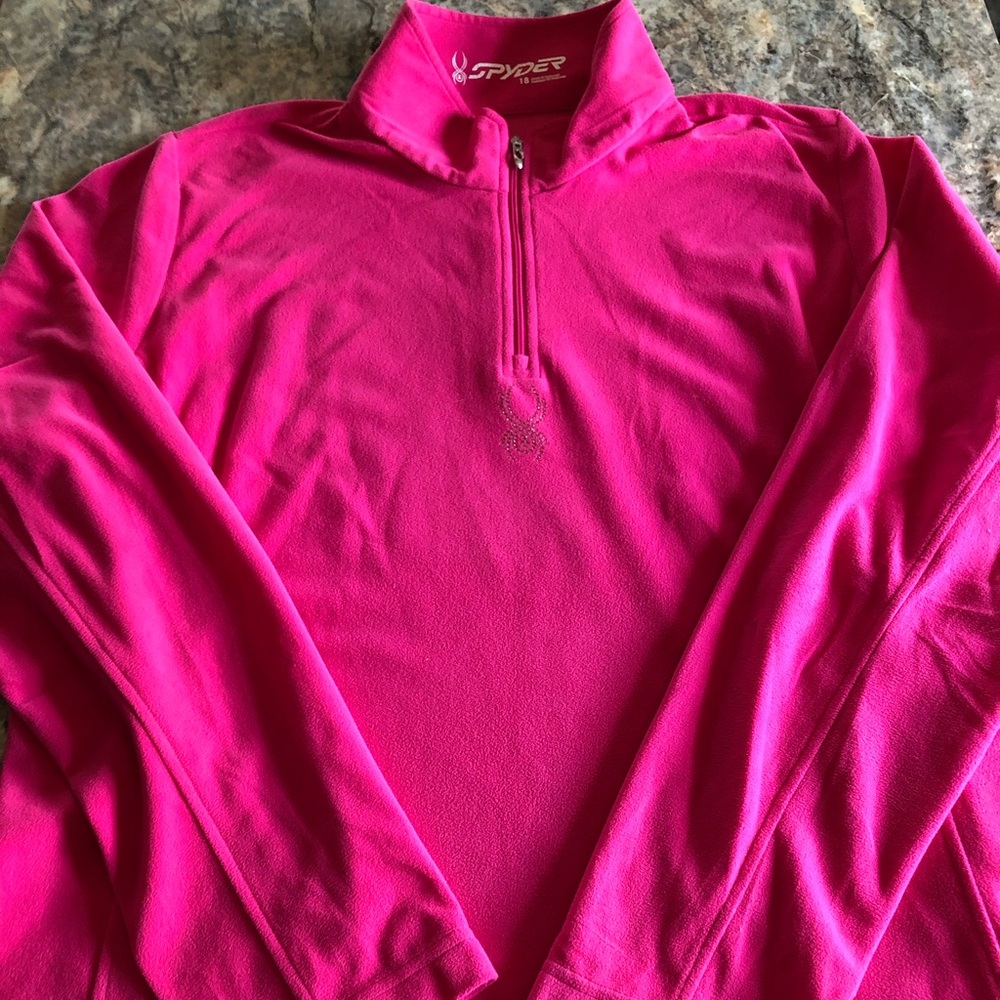 Women’s Spyder Fleece Top Size 18